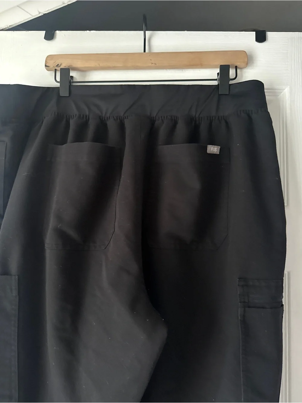 Figs 3XL Men's Black Drawstring Utility Scrub Pants